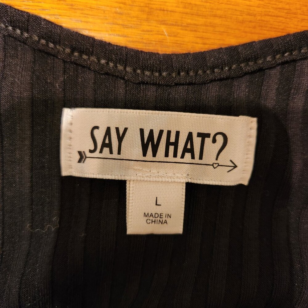 Say What? Ribbed Bodycon Dress - Picture 4 of 14